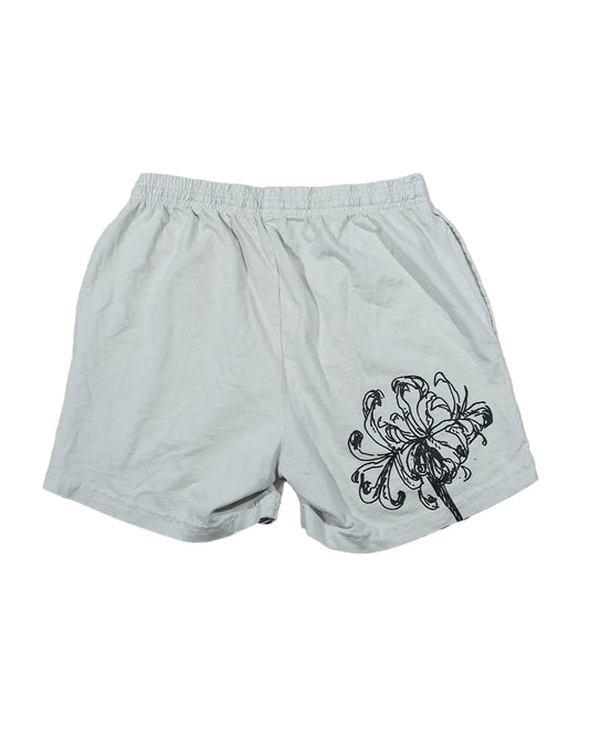 Ethereal Passage - Grey Beige Shorts (1 of 1)