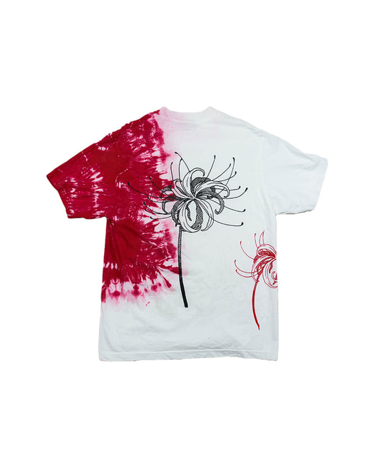 Garden Hidden in Flames - Red Tye-Dye T-Shirt (1 of 1)