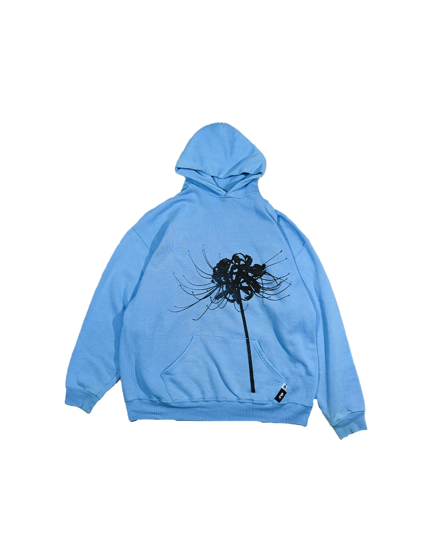 Halftone Spider Lily - Vintage Russell Baby Blue Hoodie (1 of 1)