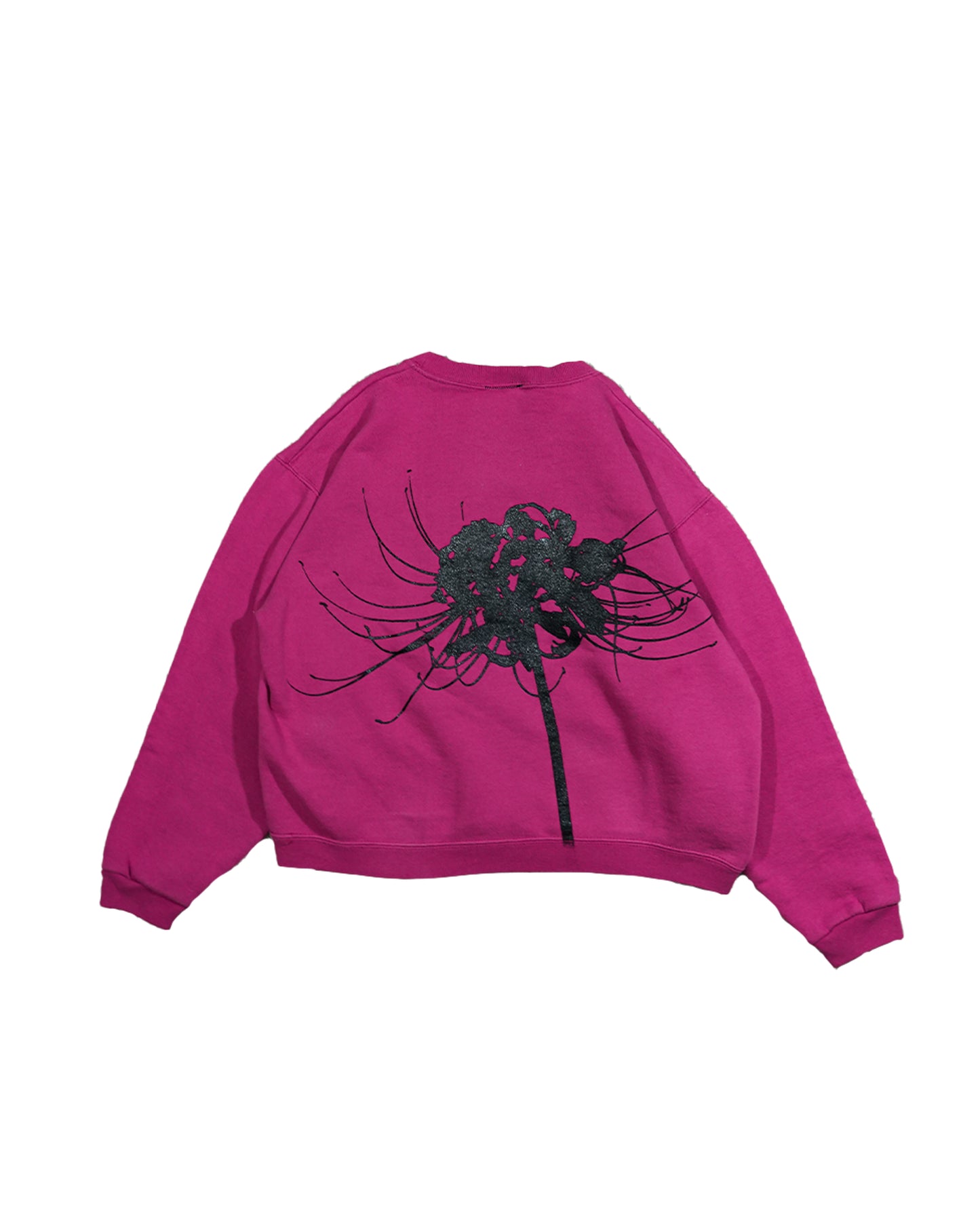 Halftone Spider Lily - Vintage Russell Magenta Sweatshirt (1 of 1) KIDS SIZE
