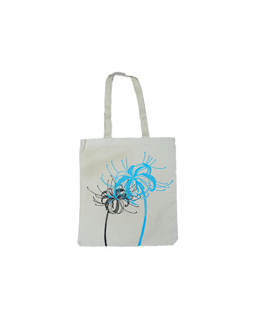 Spider Lily - Cream Tote Bag Mishap