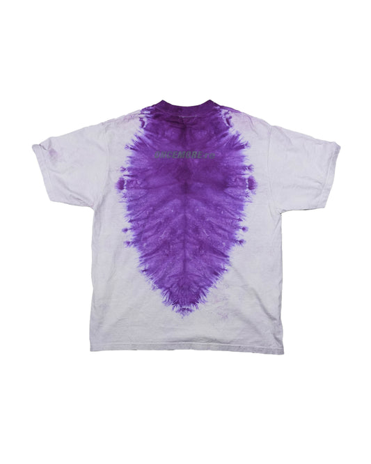 Spider Lily - Custom Cream-Purple Dyed T-shirt (1 of 1)