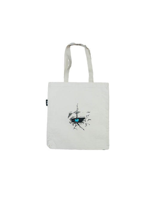 Spider Lily and Eye - Cream Tote Bag