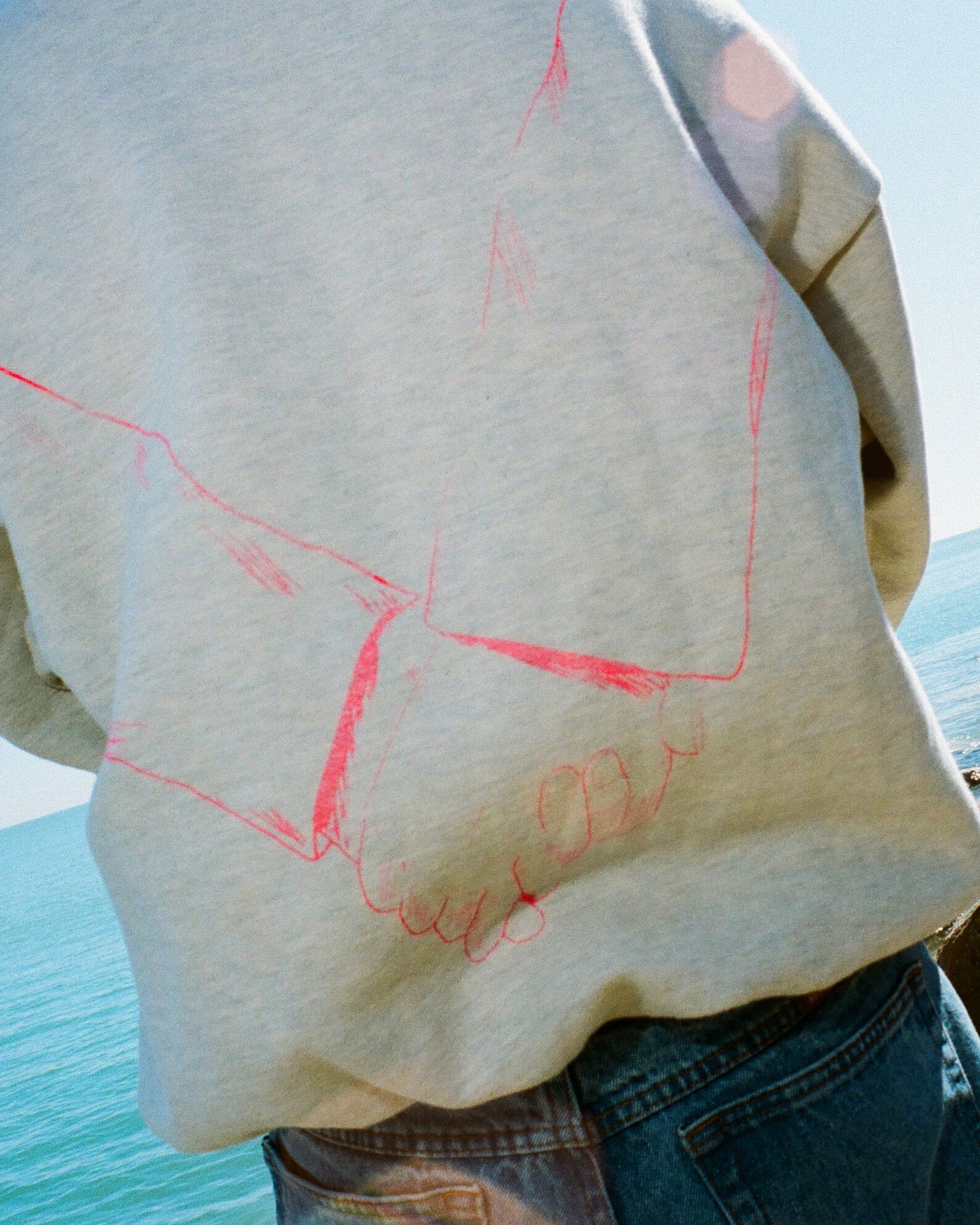 Walk Onward - Off White Crewneck