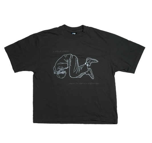 A Difficult Chapter Marks The Start of A Brighter Era - Drop Shoulder T-Shirt (Mocha)