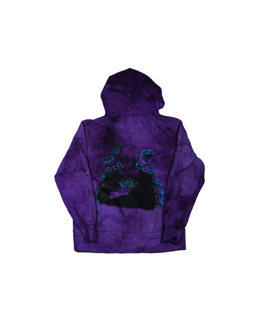 Ethereal Passage - The Game Vintage Custom-Dyed Purple Zip-Up Hoodie ( 1 of 1 )