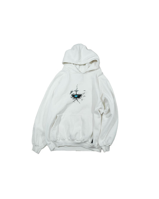 Ethereal Passage - Vintage IN THE ZONE White Hoodie (1 of 1)