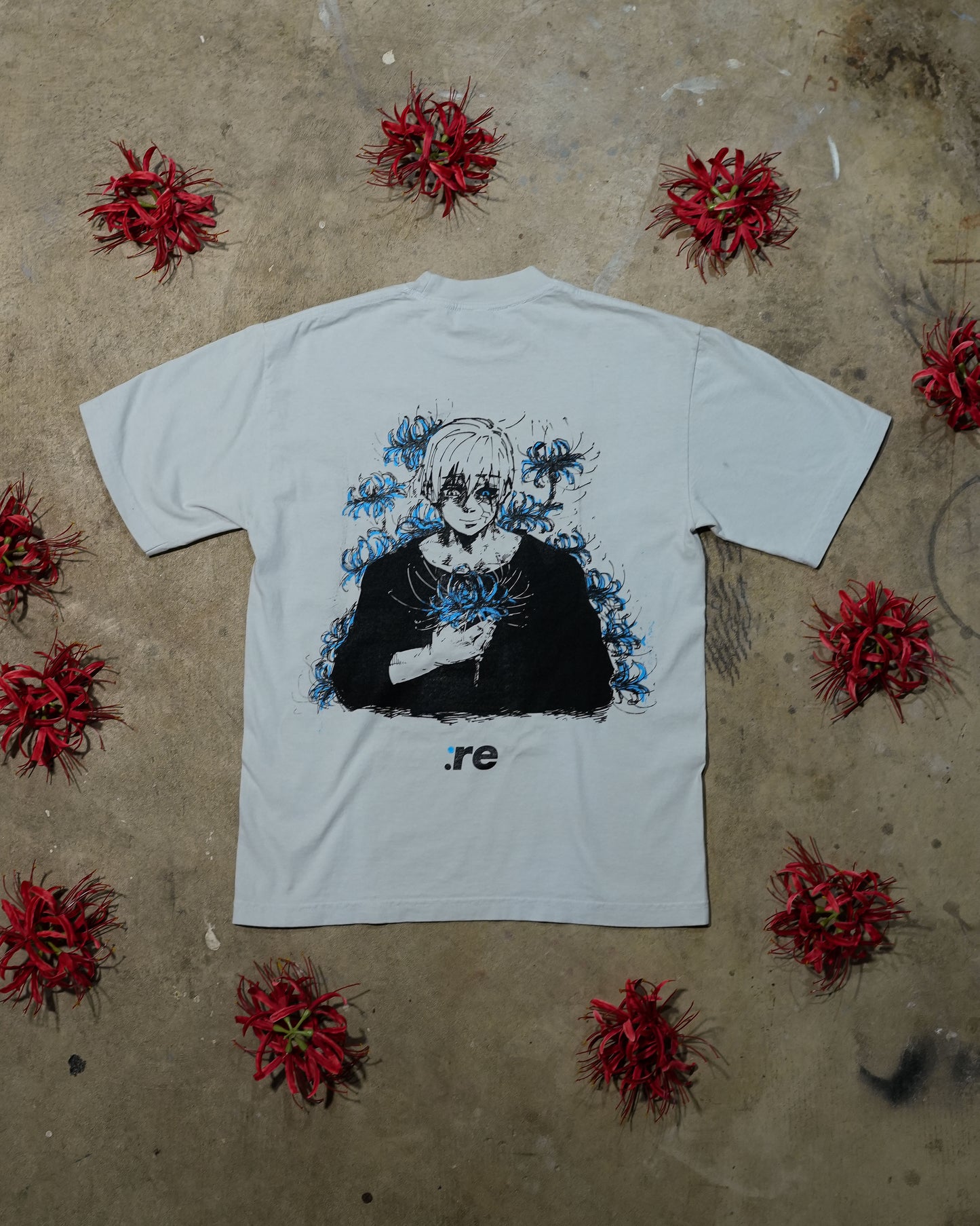 Ethereal Passage - Grey Beige T-Shirt