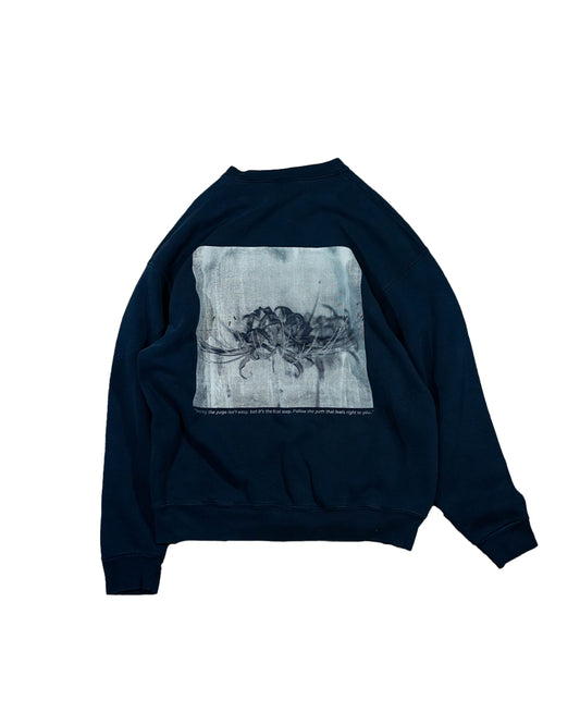 Follow The Path - Vintage Navy Sweatshirt (1 of 1)