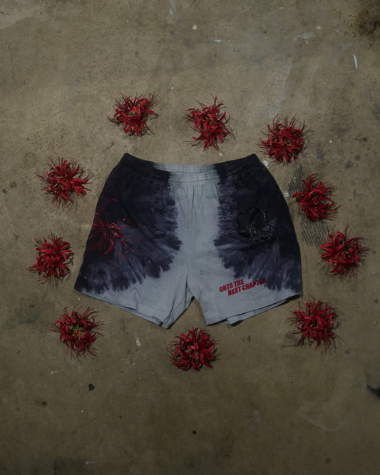 Garden of :re - Custom Dyed Black and White Shorts 2X-Large (1 of 1)