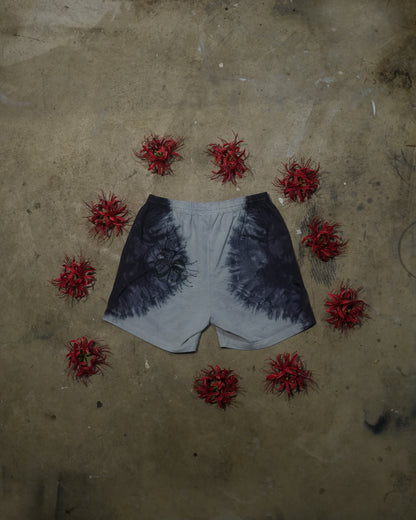 Garden of :re - Custom Dyed Black and White Shorts Large (1 of 1)