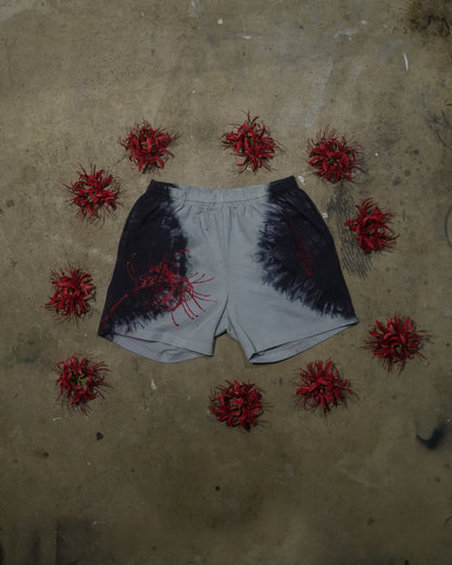 Garden of :re - Custom Dyed Black and White Shorts Large (1 of 1)