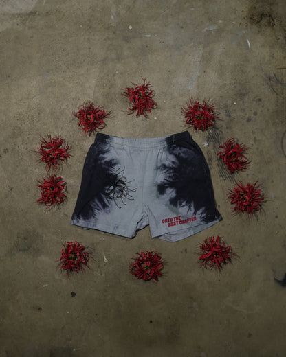 Garden of :re - Custom Dyed Black and White Shorts Medium (1 of 1)