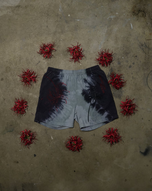 Garden of :re - Custom Dyed Black and White Shorts X-Large (1 of 1)
