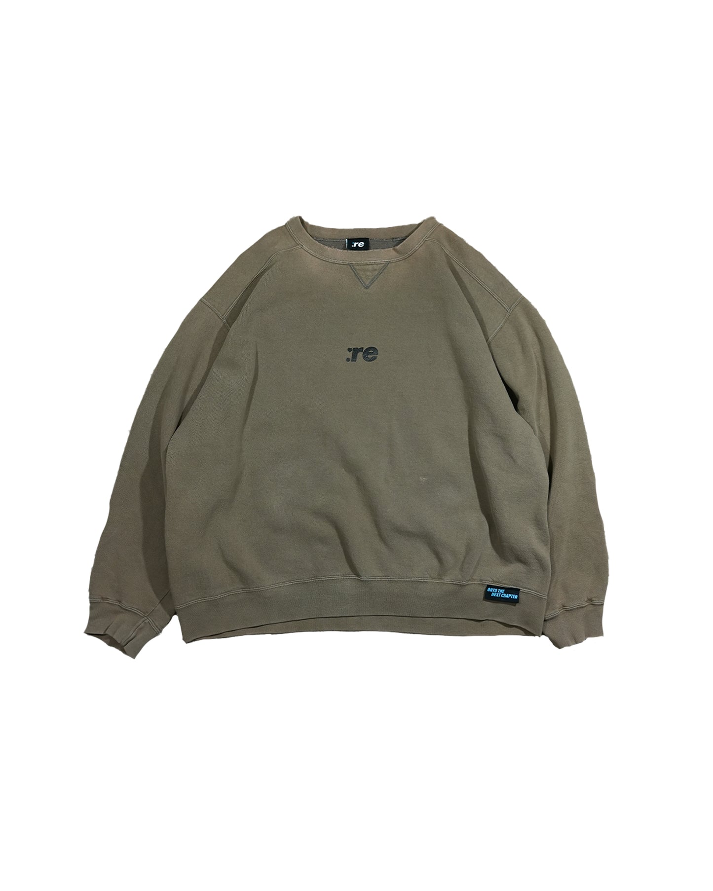 Halftone Spider Lily - Vintage Russell Washed Brown Sweatshirt (1 of 1)