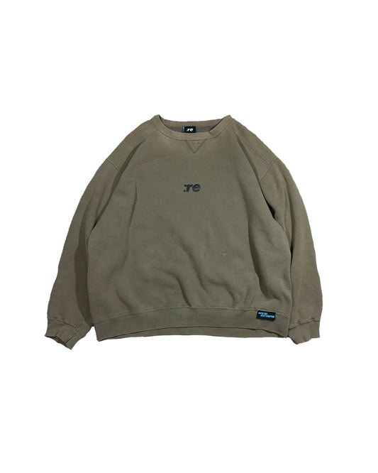 Halftone Spider Lily - Vintage Russell Washed Brown Sweatshirt (1 of 1)