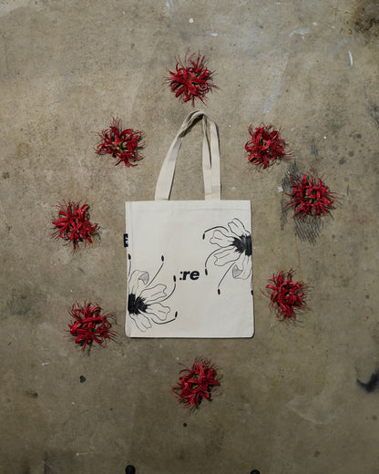 Liminal Bloom - Cream Tote Bag