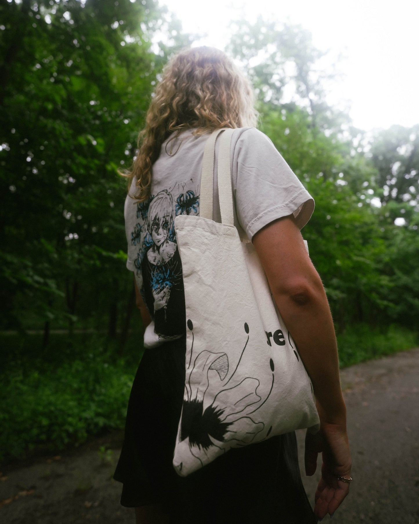Liminal Bloom - Cream Tote Bag