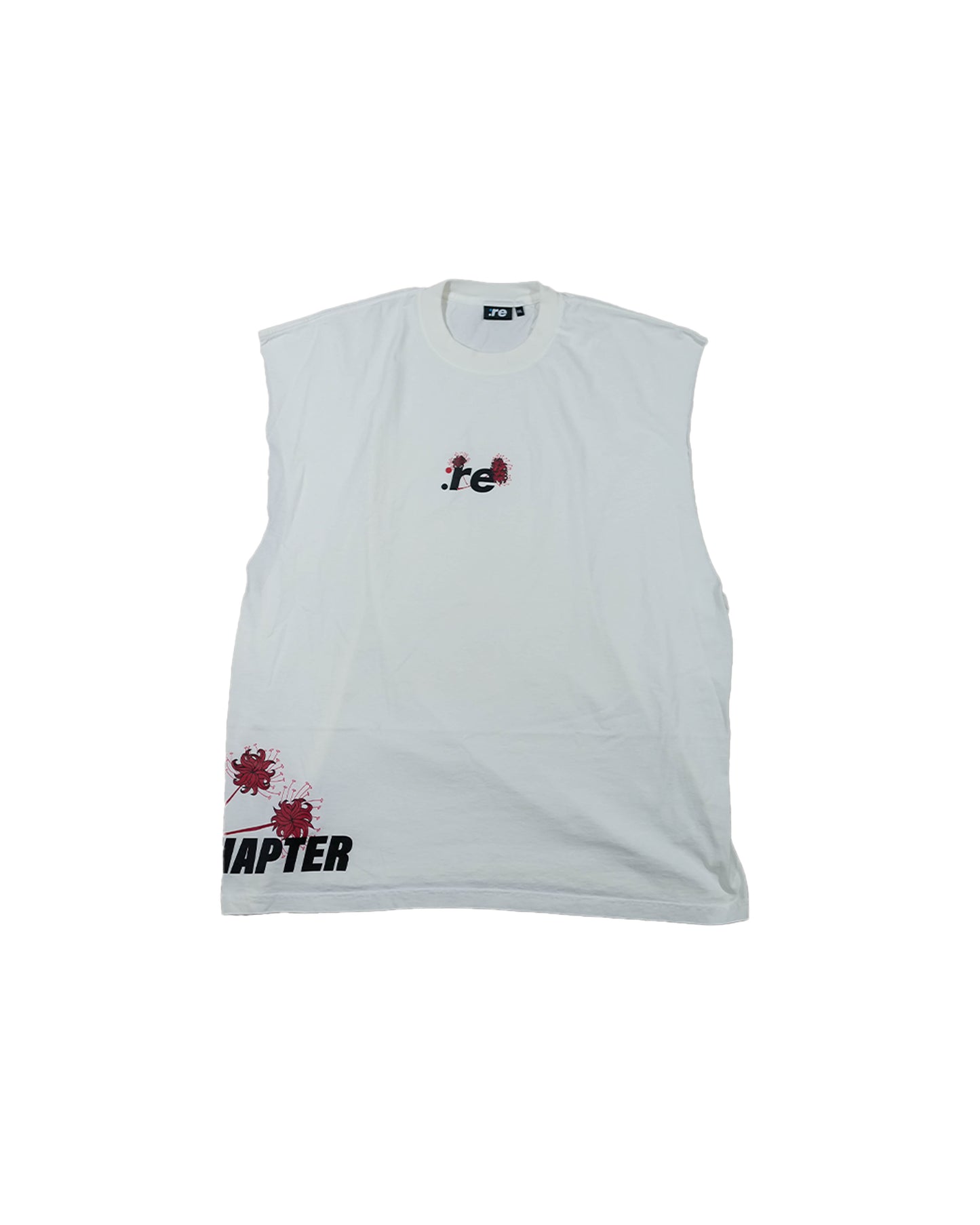 ONTO THE NEXT CHAPTER - Cream Sleeveless T-shirt (1 of 1)