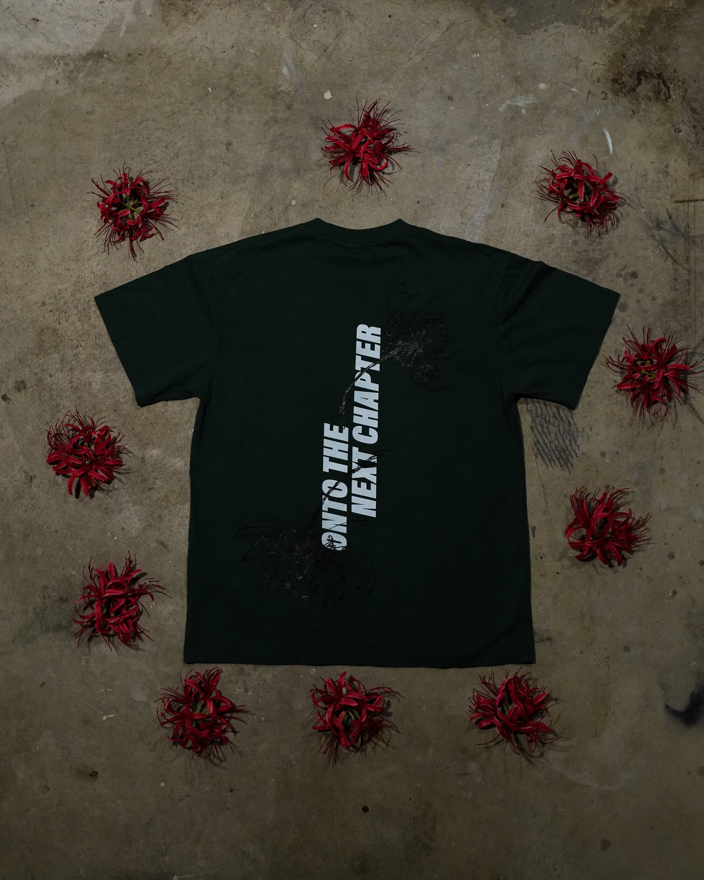 ONTO THE NEXT CHAPTER - Olive Green T-shirt (1 of 1)