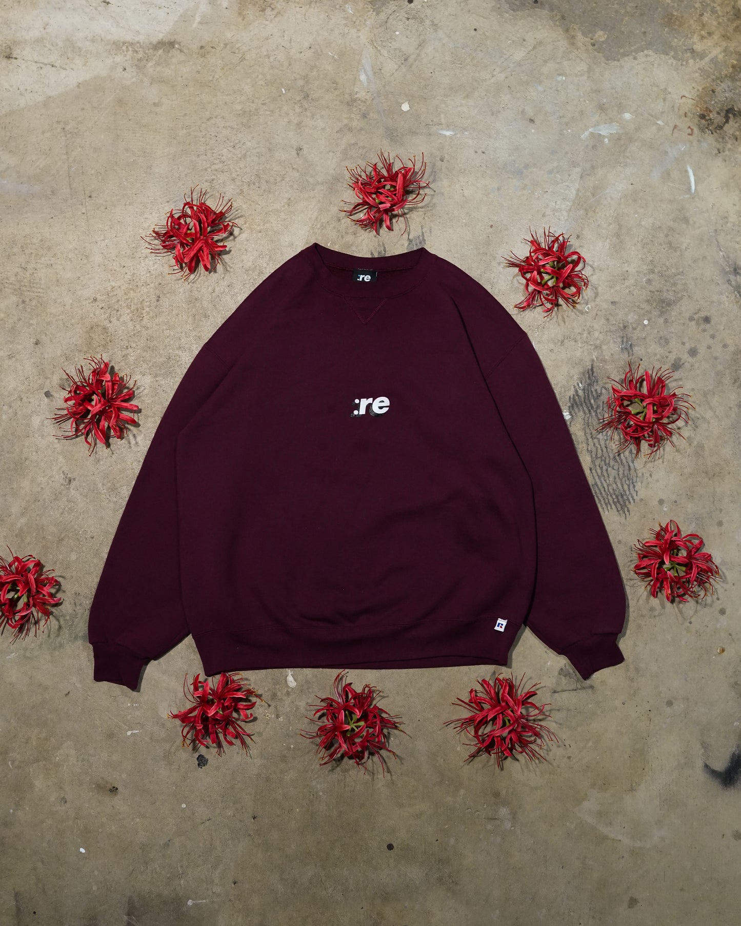 ONTO THE NEXT CHAPTER - Vintage Maroon Russell Sweatshirt (1 of 1)