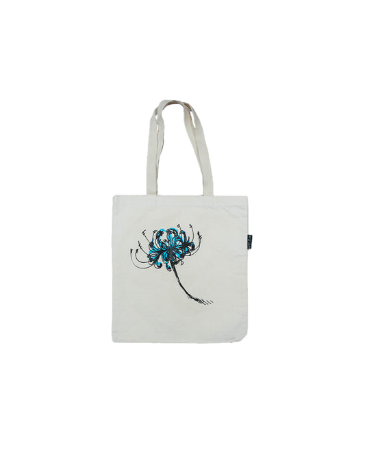 Spider Lily and Eye - Cream Tote Bag