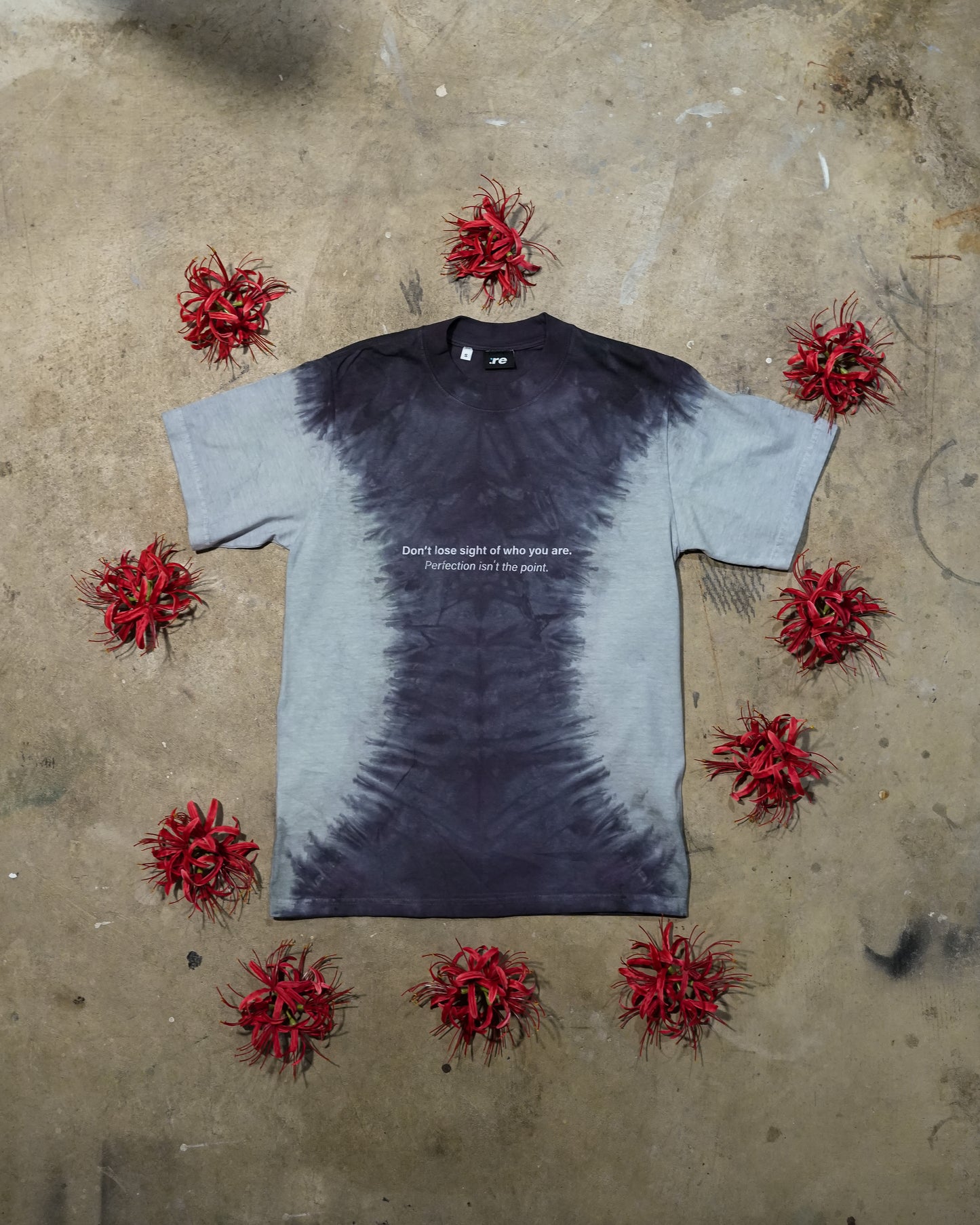 Tunnel Vision - Black Tye-Dye T-shirt (1 of 1)