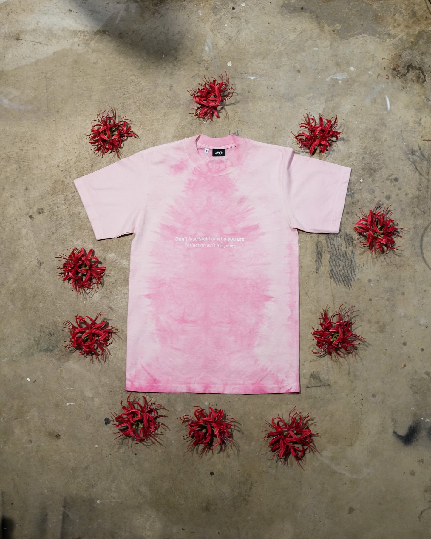 Tunnel Vision - Pink Tye-Dye T-shirt (1 of 1)