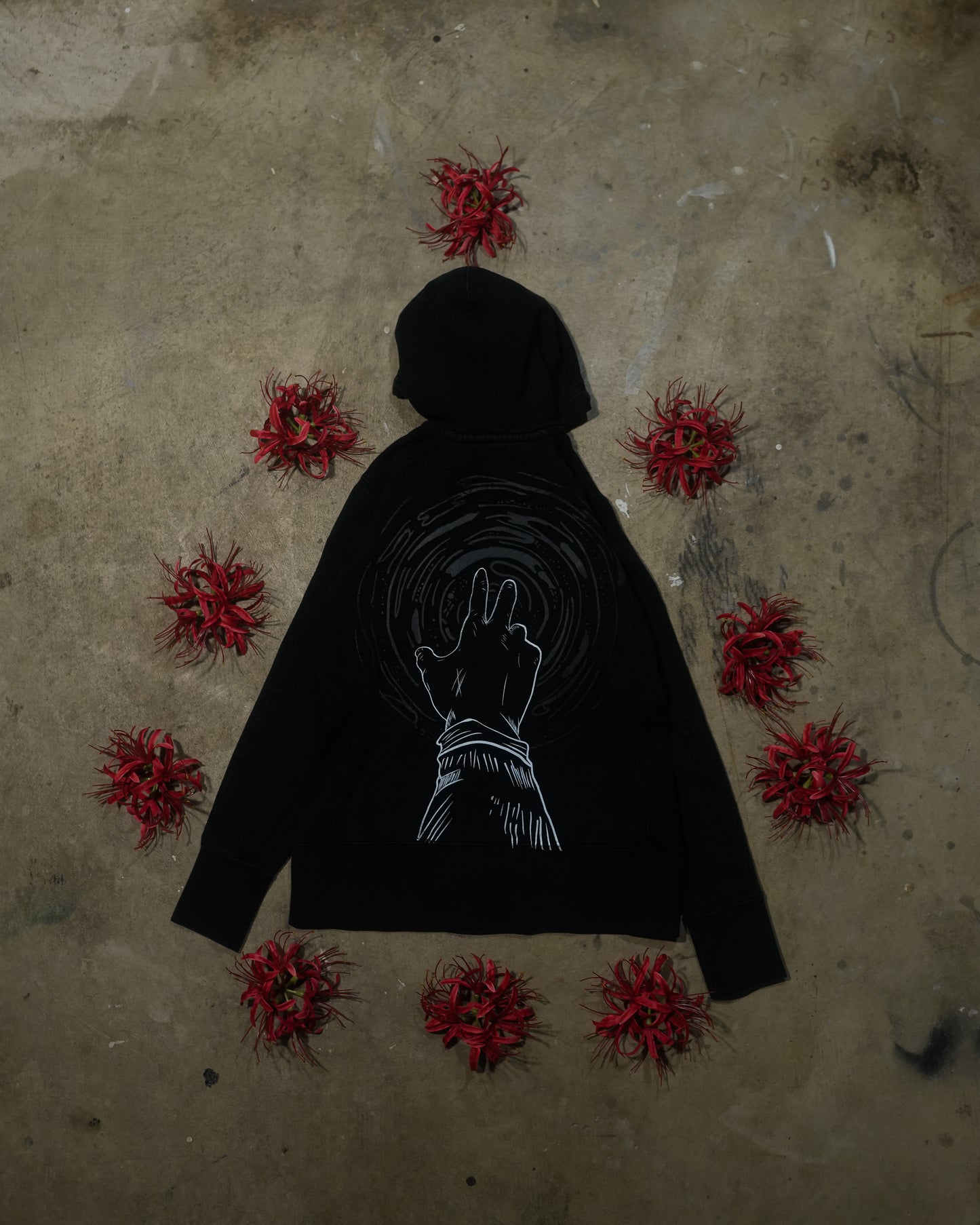 Tunnel Vision - Vintage Black American Giant Zip-up Hoodie (1 of 1)
