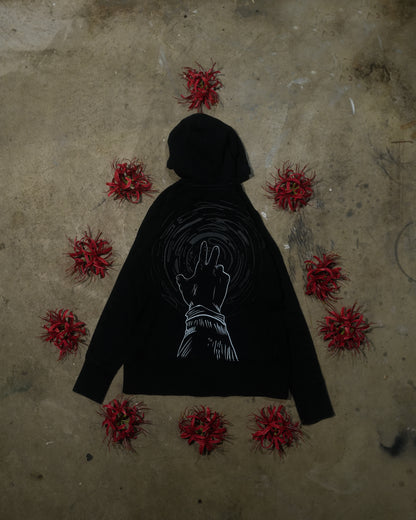 Tunnel Vision - Vintage Black American Giant Zip-up Hoodie (1 of 1)
