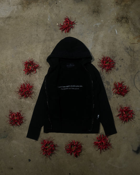Tunnel Vision - Vintage Black American Giant Zip-up Hoodie (1 of 1)