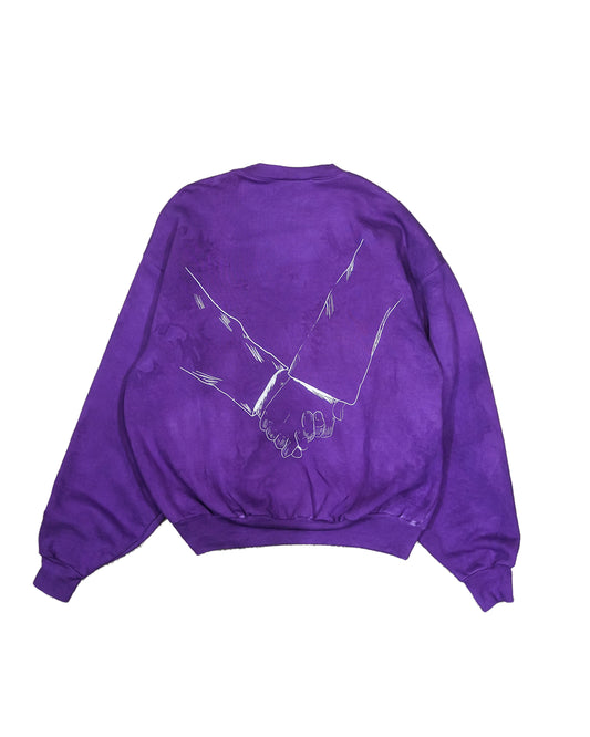 Walk Onward - Purple Crewneck