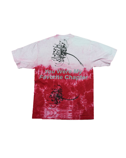 You Were My Favorite Chapter - Custom Red Dyed T-shirt (1 of 1)